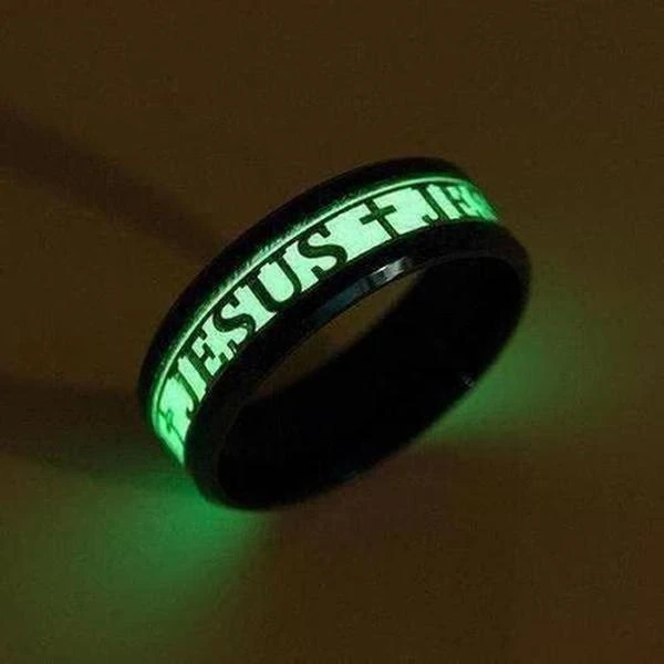 Christian Ring Glowing Jesus 4 Christian Ring Glowing Jesus - Image 2