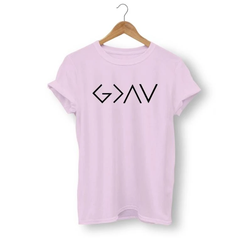 Christian T-Shirt God Is Greater Symbol 11 Christian T-Shirt God Is Greater Symbol - Image 9