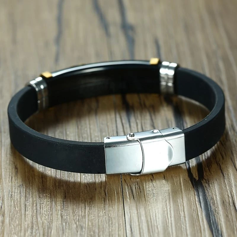 Men's Cross Bracelet Golden Cross 6 Men's Cross Bracelet Golden Cross - Image 4