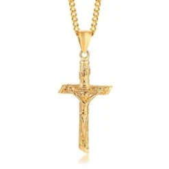 Men's Christian Necklace Jesus Saves