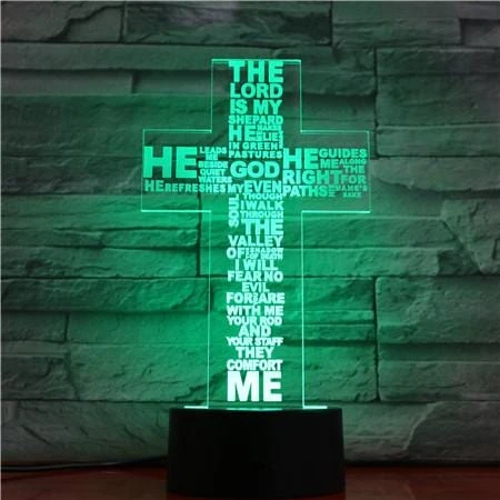 Christian Lamp Psalm 23 6 Christian Lamp Psalm 23 - Image 4