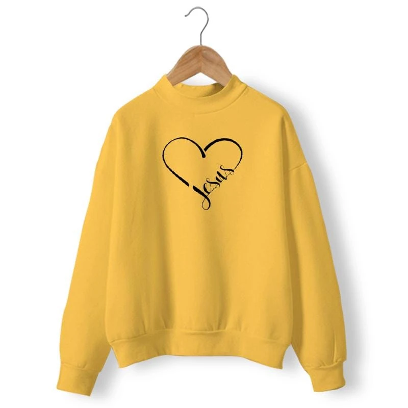 Christian Sweatshirt Jesus Heart 6 Christian Sweatshirt Jesus Heart - Image 4