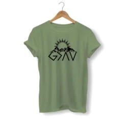 Christian T-Shirt Ups And Downs -Lord's Guidance highs and lows shirt olive