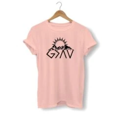 Christian T-Shirt Ups And Downs -Lord's Guidance highs and lows shirt peach