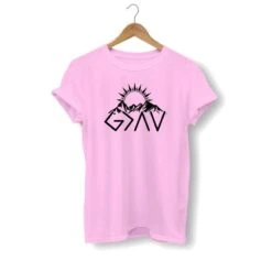 Christian T-Shirt Ups And Downs -Lord's Guidance highs and lows shirt pink