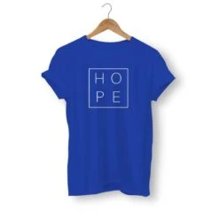 Christian T-Shirt Hope 20 Christian T-Shirt Hope -Lord's Guidance hope t shirt blue white