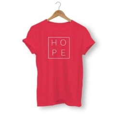 Christian T-Shirt Hope 28 Christian T-Shirt Hope -Lord's Guidance hope t shirt red white