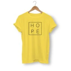Christian T-Shirt Hope 24 Christian T-Shirt Hope -Lord's Guidance hope t shirt yellow