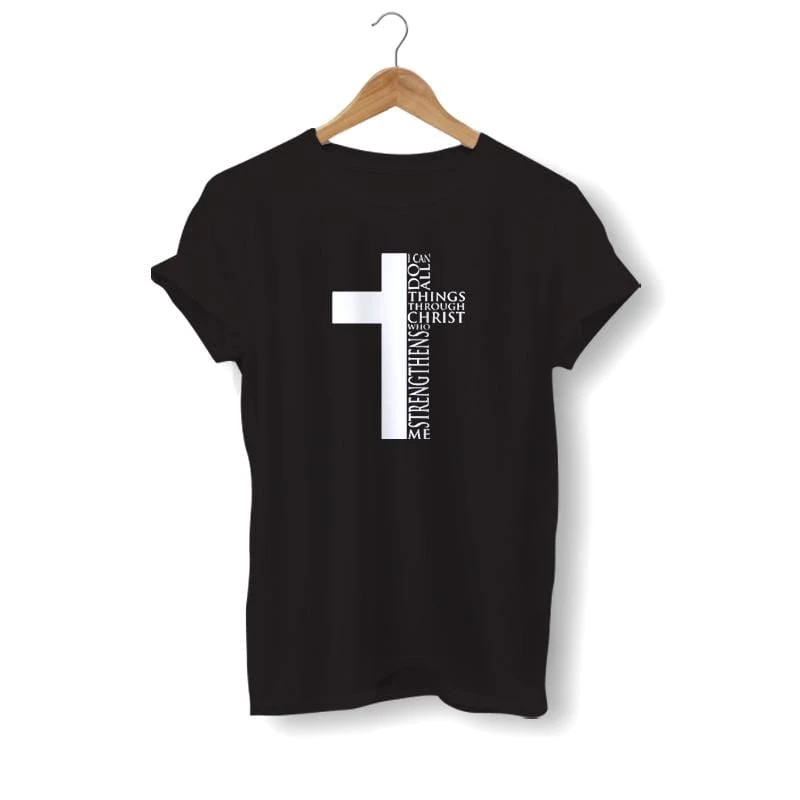 Christian T-Shirt I Can Do All Things Through Christ 5 Christian T-Shirt I Can Do All Things Through Christ - Image 3