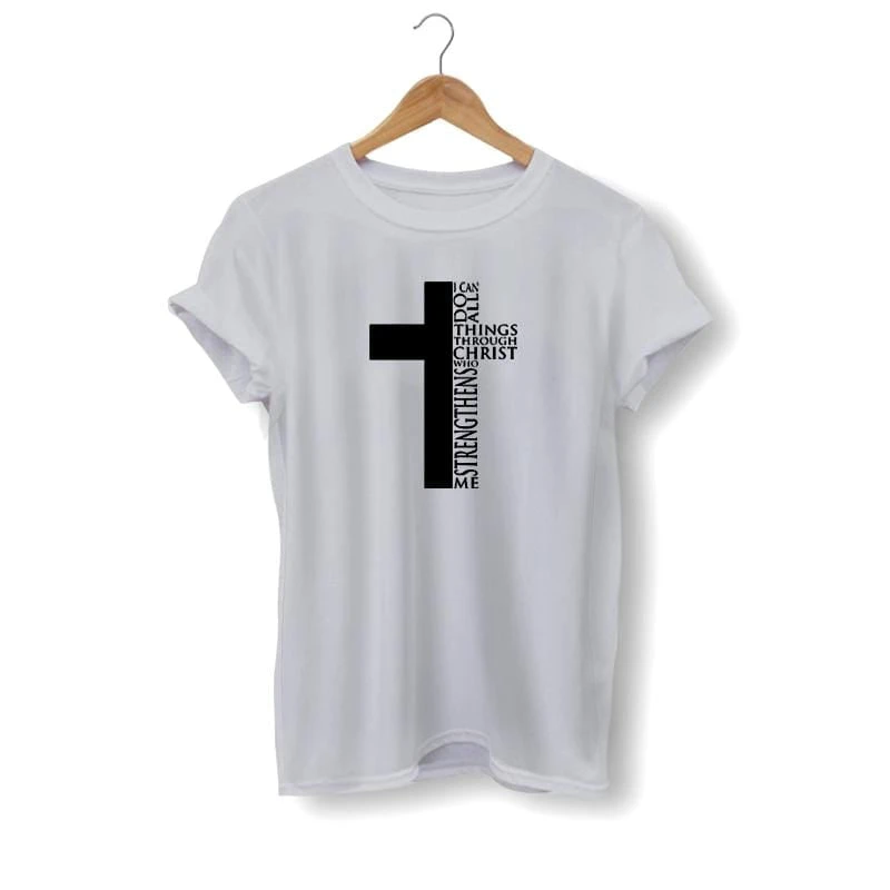 Christian T-Shirt I Can Do All Things Through Christ 6 Christian T-Shirt I Can Do All Things Through Christ - Image 4