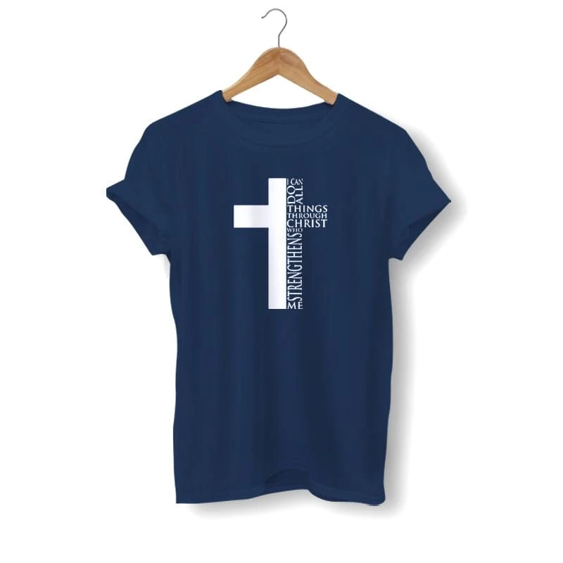 Christian T-Shirt I Can Do All Things Through Christ 7 Christian T-Shirt I Can Do All Things Through Christ - Image 5