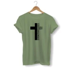 Christian T-Shirt I Can Do All Things Through Christ 19 Christian T-Shirt I Can Do All Things Through Christ -Lord's Guidance i can do all things through christ shirt olive
