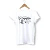 Christian T-Shirt I'll Make It Because He Carries Me 1 Christian T-Shirt I'll Make It Because He Carries Me -Lord's Guidance i ll make it because he carries me shirt white