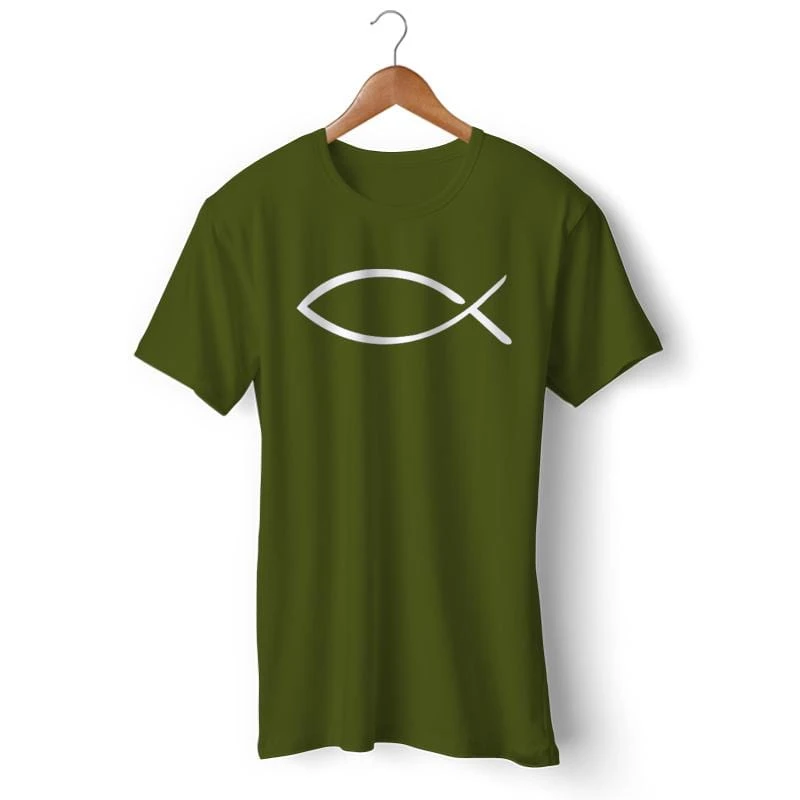 Christian T-Shirt Ichthus 6 Christian T-Shirt Ichthus - Image 4