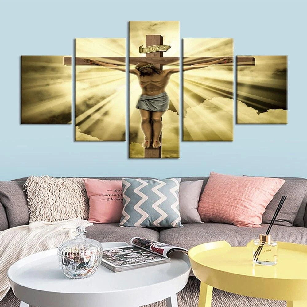 Christian Canvas Art INRI 5 Christian Canvas Art INRI - Image 3