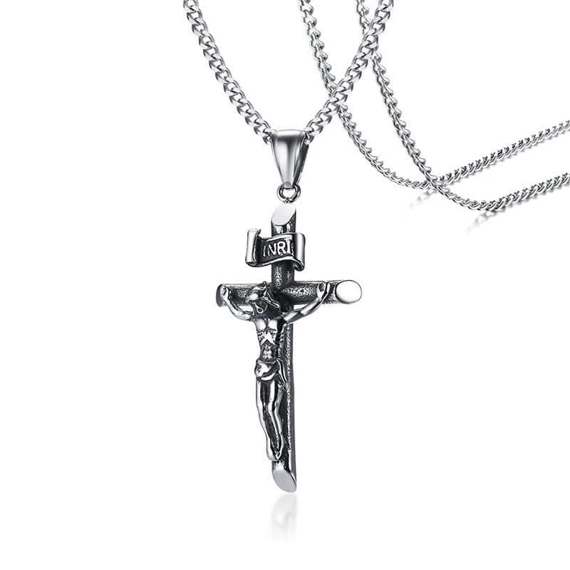 Men's Christian Necklace INRI 3 Men's Christian Necklace INRI