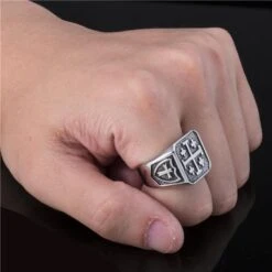 Christian Ring Jerusalem Cross 9 Christian Ring Jerusalem Cross -Lord's Guidance jerusalem cross signet lord s guidance