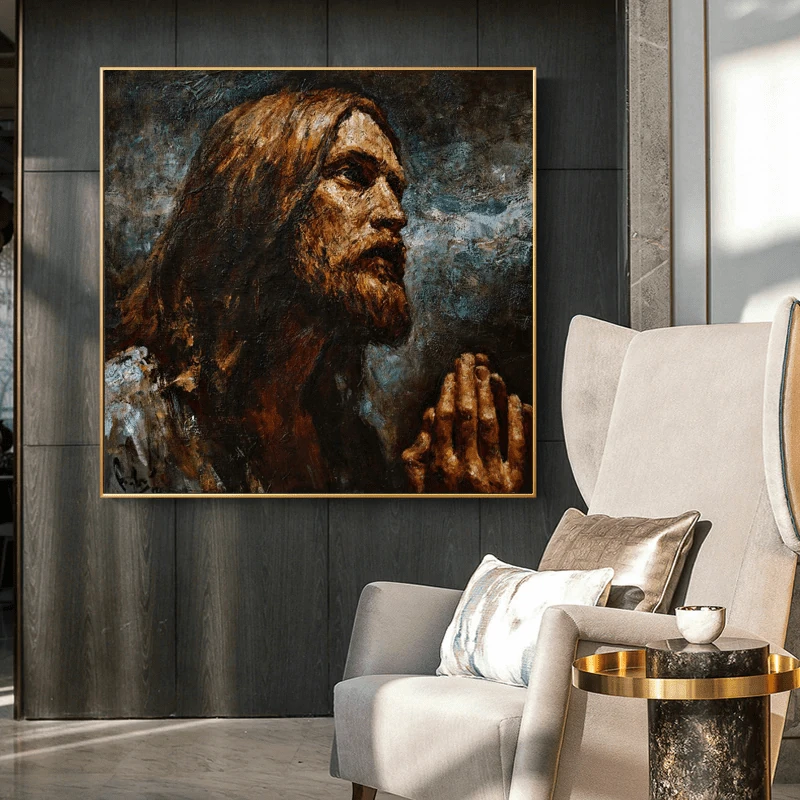 Christian Canvas Art Jesus' Painting 5 Christian Canvas Art Jesus' Painting - Image 3
