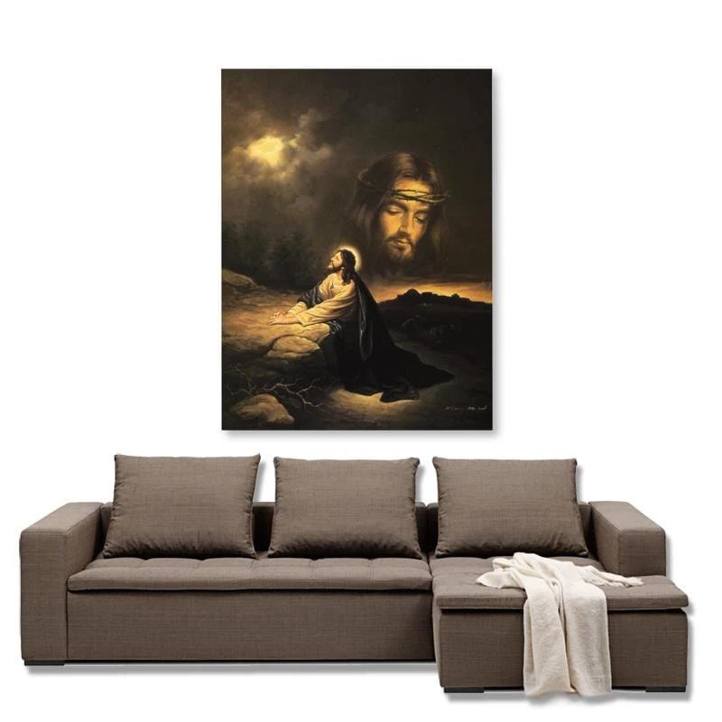 Christian Canvas Art Jesus Before The Lord 3 Christian Canvas Art Jesus Before The Lord