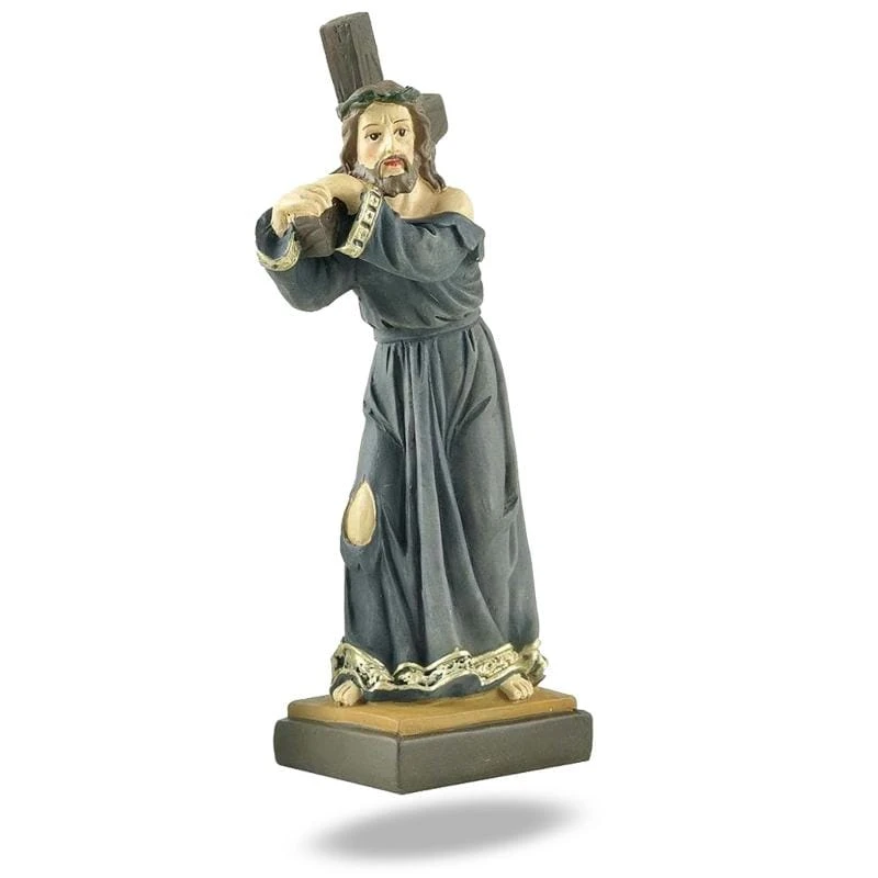 Christian Figurine Jesus Bearing His Cross 4 Christian Figurine Jesus Bearing His Cross - Image 2