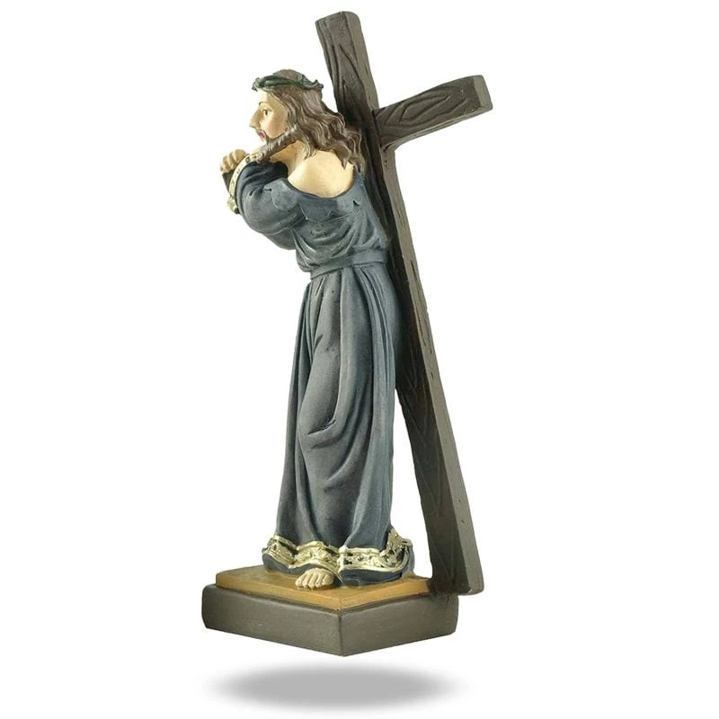Christian Figurine Jesus Bearing His Cross 6 Christian Figurine Jesus Bearing His Cross - Image 4