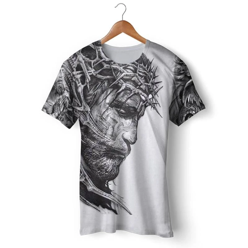 Christian T-Shirt Crown Of Thorns 3 Christian T-Shirt Crown Of Thorns