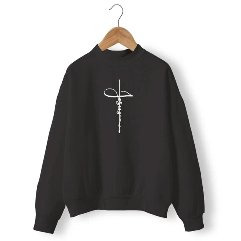 Christian Sweatshirt Jesus Cross 5 Christian Sweatshirt Jesus Cross - Image 3