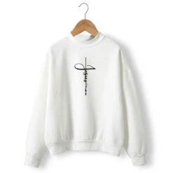 Christian Sweatshirt Jesus Cross