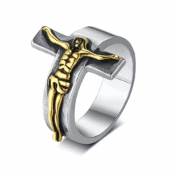 Christian Ring Jesus Crucifix