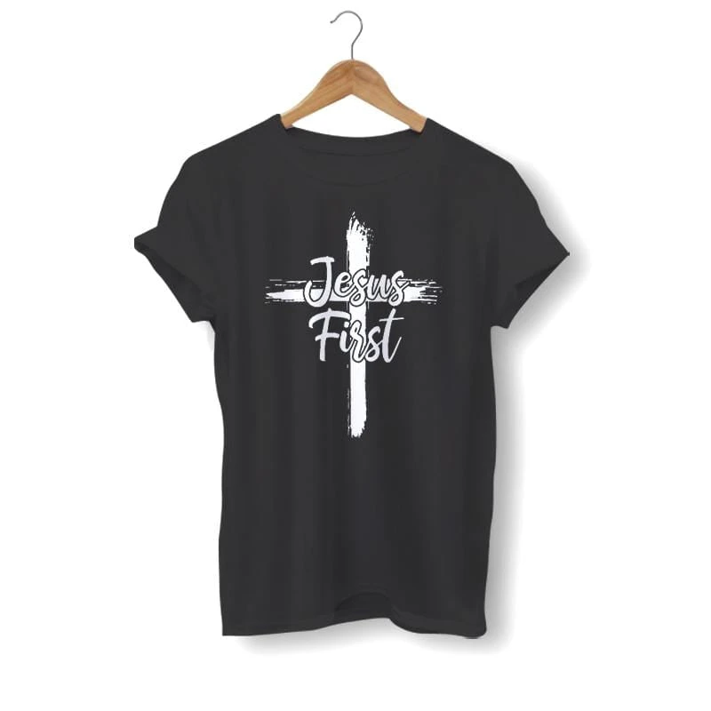 Christian T-Shirt Jesus First 4 Christian T-Shirt Jesus First - Image 2