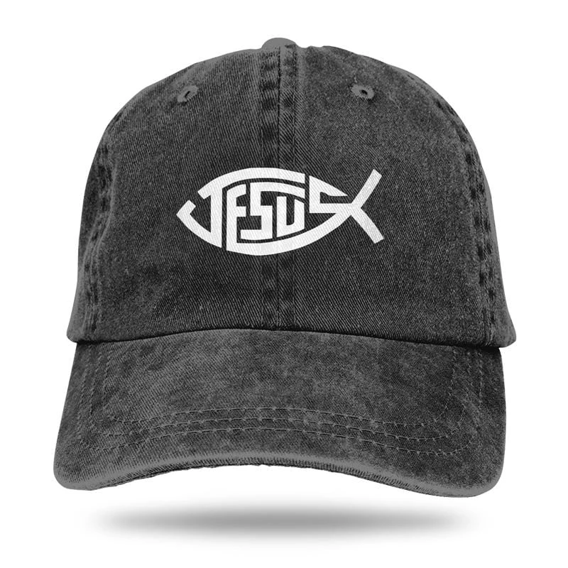 Christian Cap Jesus Fish Cap 3 Christian Cap Jesus Fish Cap
