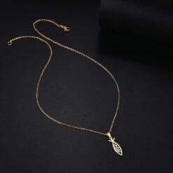 Women's Christian Necklace Jesus Fish 10 Women's Christian Necklace Jesus Fish -Lord's Guidance jesus fish necklace lords guidance