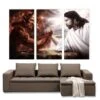Christian Canvas Art Good Against Evil 1 Christian Canvas Art Good Against Evil -Lord's Guidance jesus framed wall art