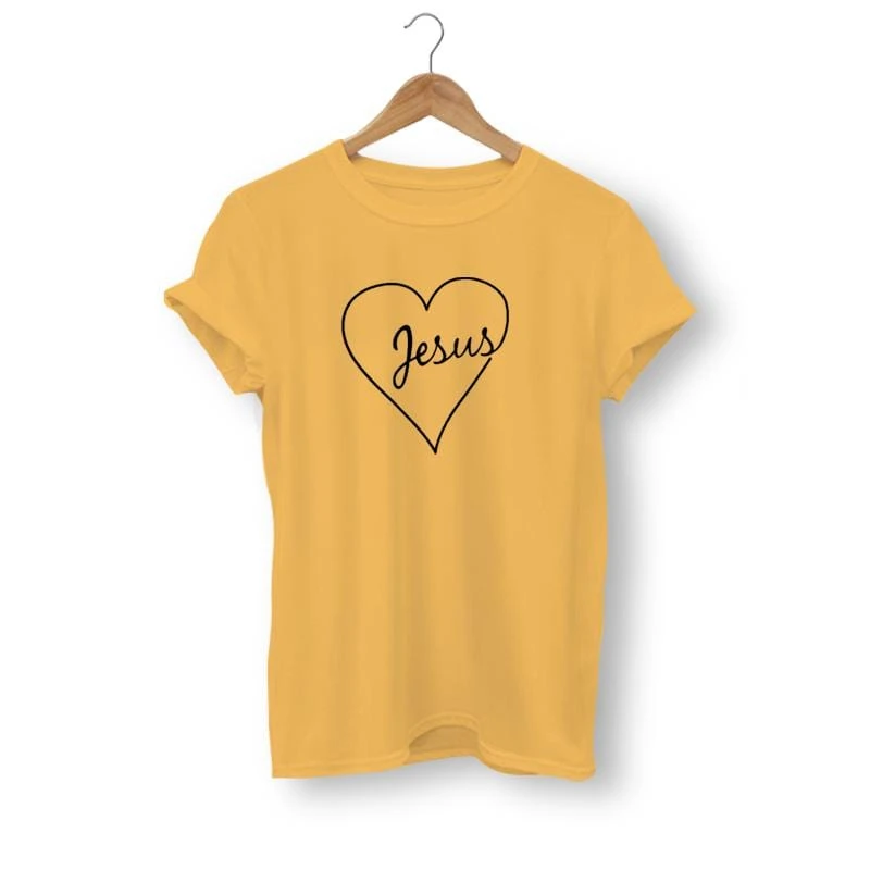 Christian T-Shirt Jesus In My Heart 8 Christian T-Shirt Jesus In My Heart - Image 6