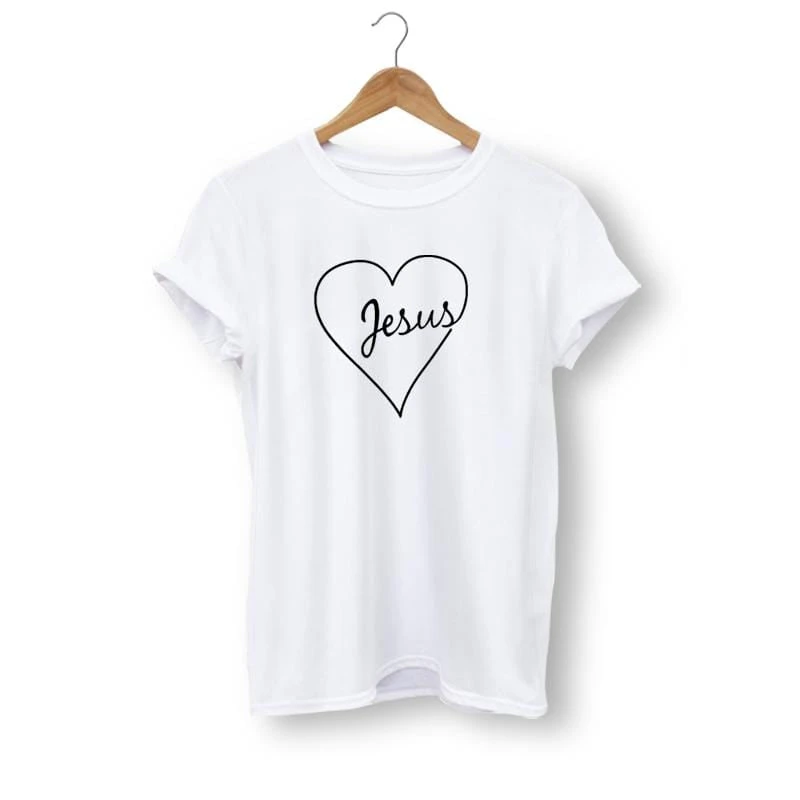 Christian T-Shirt Jesus In My Heart 3 Christian T-Shirt Jesus In My Heart