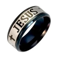 Christian Ring Jesus Name 10 Christian Ring Jesus Name -Lord's Guidance jesus name ring black