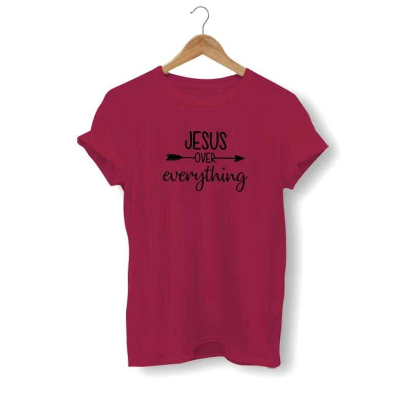 Christian T-Shirt Jesus Over Everything 8 Christian T-Shirt Jesus Over Everything - Image 6