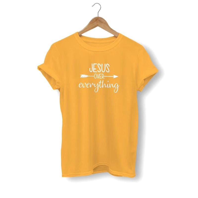 Christian T-Shirt Jesus Over Everything 9 Christian T-Shirt Jesus Over Everything - Image 7