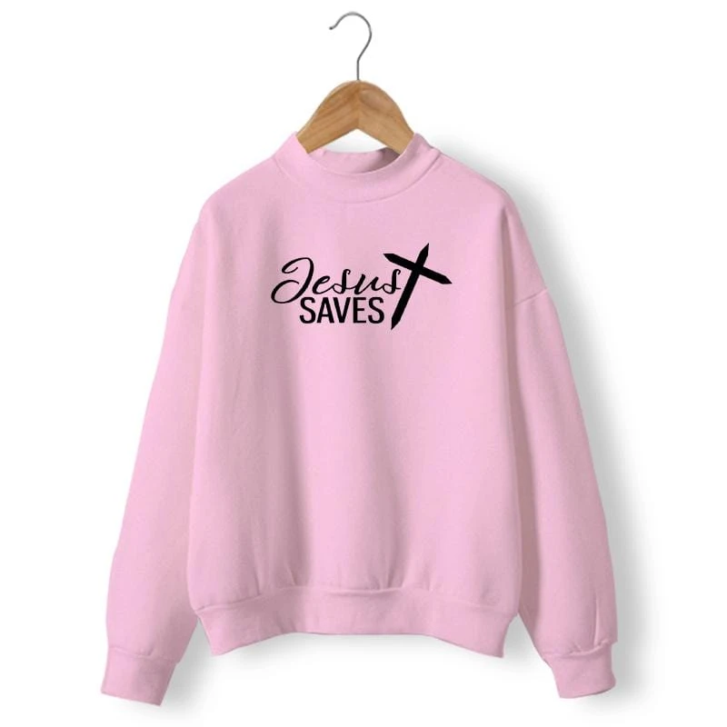 Christian Sweatshirt Jesus Saves 11 Christian Sweatshirt Jesus Saves - Image 9