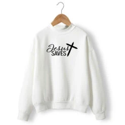 Christian Sweatshirt Jesus Saves