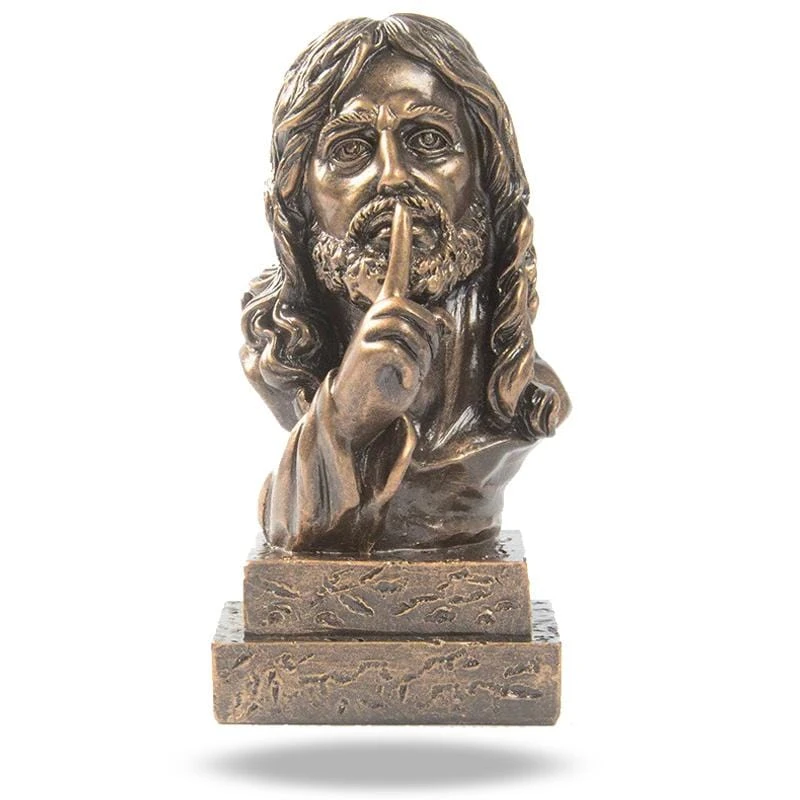 Christian Figurine Jesus Face 6 Christian Figurine Jesus Face - Image 4