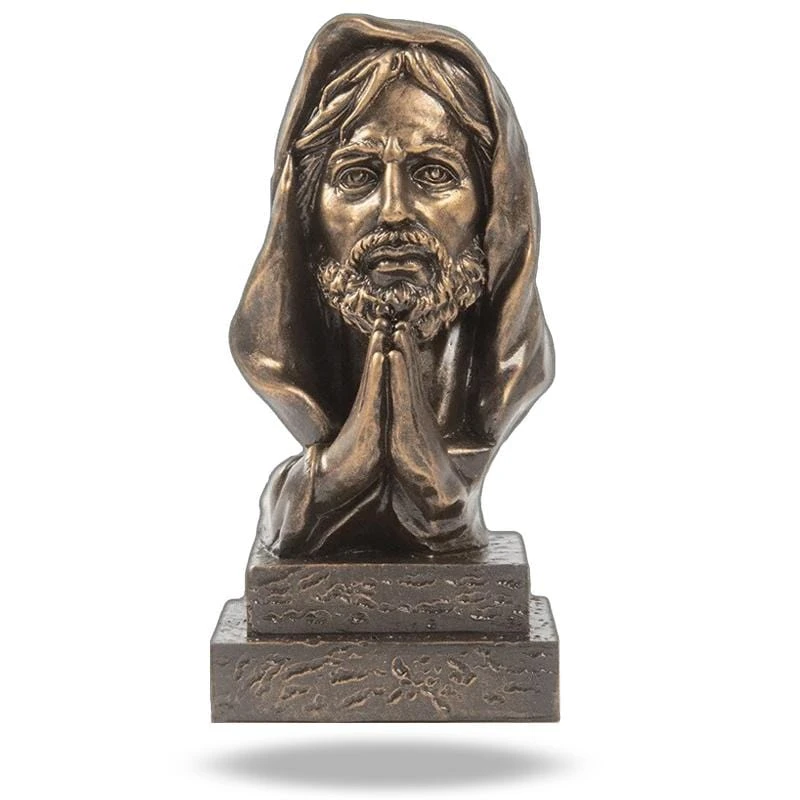 Christian Figurine Jesus Face 3 Christian Figurine Jesus Face