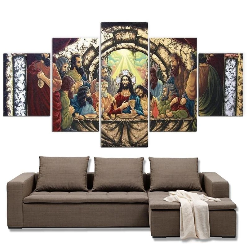 Christian Canvas Art Jesus' Last Supper 3 Christian Canvas Art Jesus' Last Supper