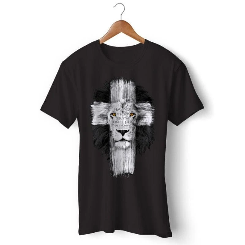 Christian T-Shirt Lion Of Judah 3 Christian T-Shirt Lion Of Judah