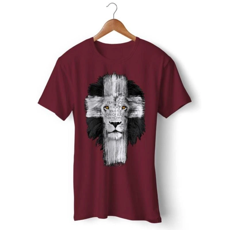 Christian T-Shirt Lion Of Judah 8 Christian T-Shirt Lion Of Judah - Image 6