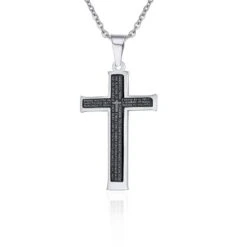 Men's Christian Necklace Spanish Lord's Prayer