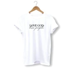 Christian T-Shirt Love God Love People