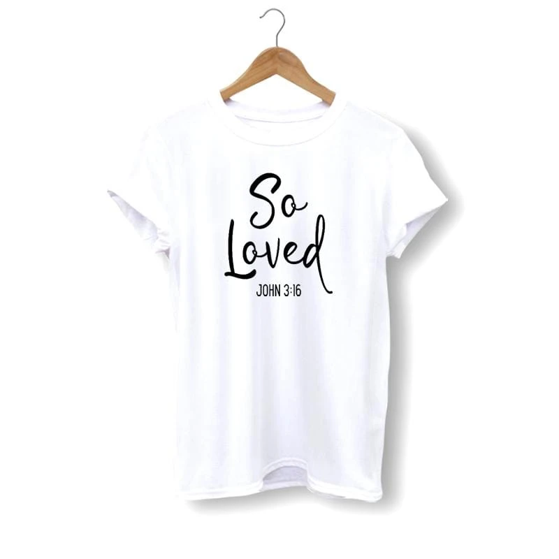 Christian T-Shirt So Loved 3 Christian T-Shirt So Loved