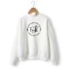 Christian Sweatshirt Faith Makes Things Possible 2 Christian Sweatshirt Faith Makes Things Possible -Lord's Guidance luke 1 37 sweatshirt white