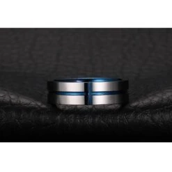Christian Ring Blue Cross -Lord's Guidance men blue cross ring lord s guidance